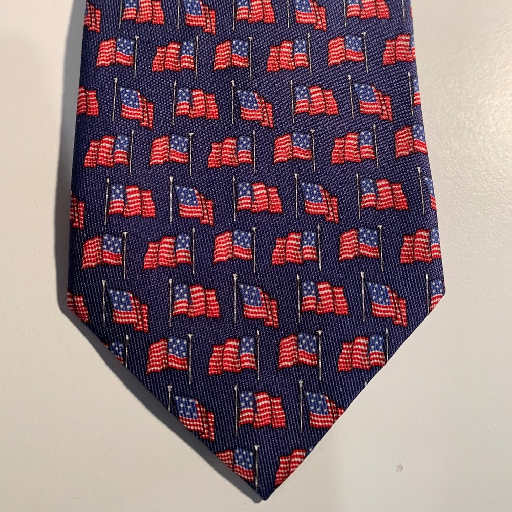 Salvatore Ferragamo, Silk Tie for Patriots
